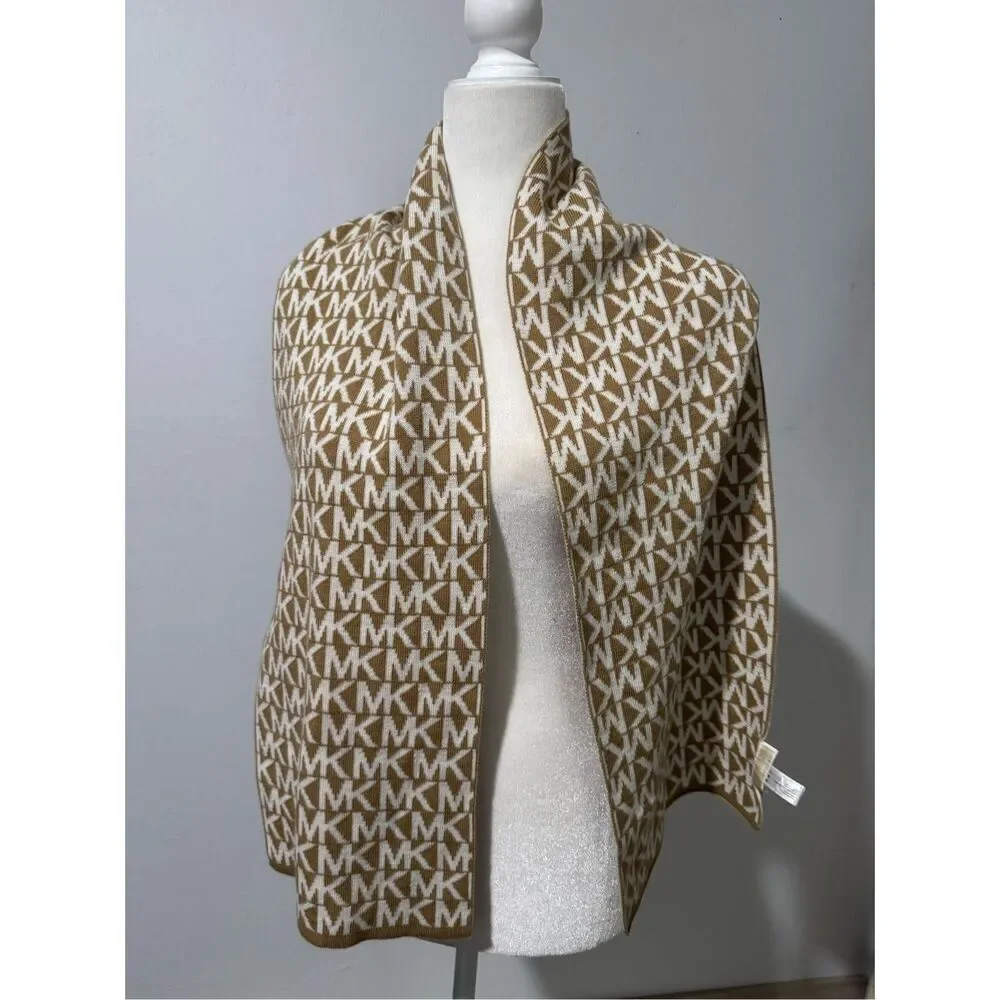 Michael Kors monogram logo scarf